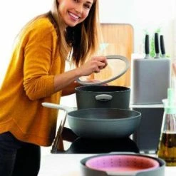 BergHOFF Leo 10" Covered Stockpot, 5.8 QT, Grey -Tools Verkaufsladen M05413821085845 85162182