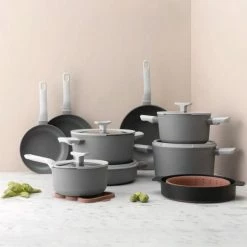 BergHOFF Leo 11" Covered Stockpot, 6.5 QT, Grey -Tools Verkaufsladen M05413821085869 2758234126