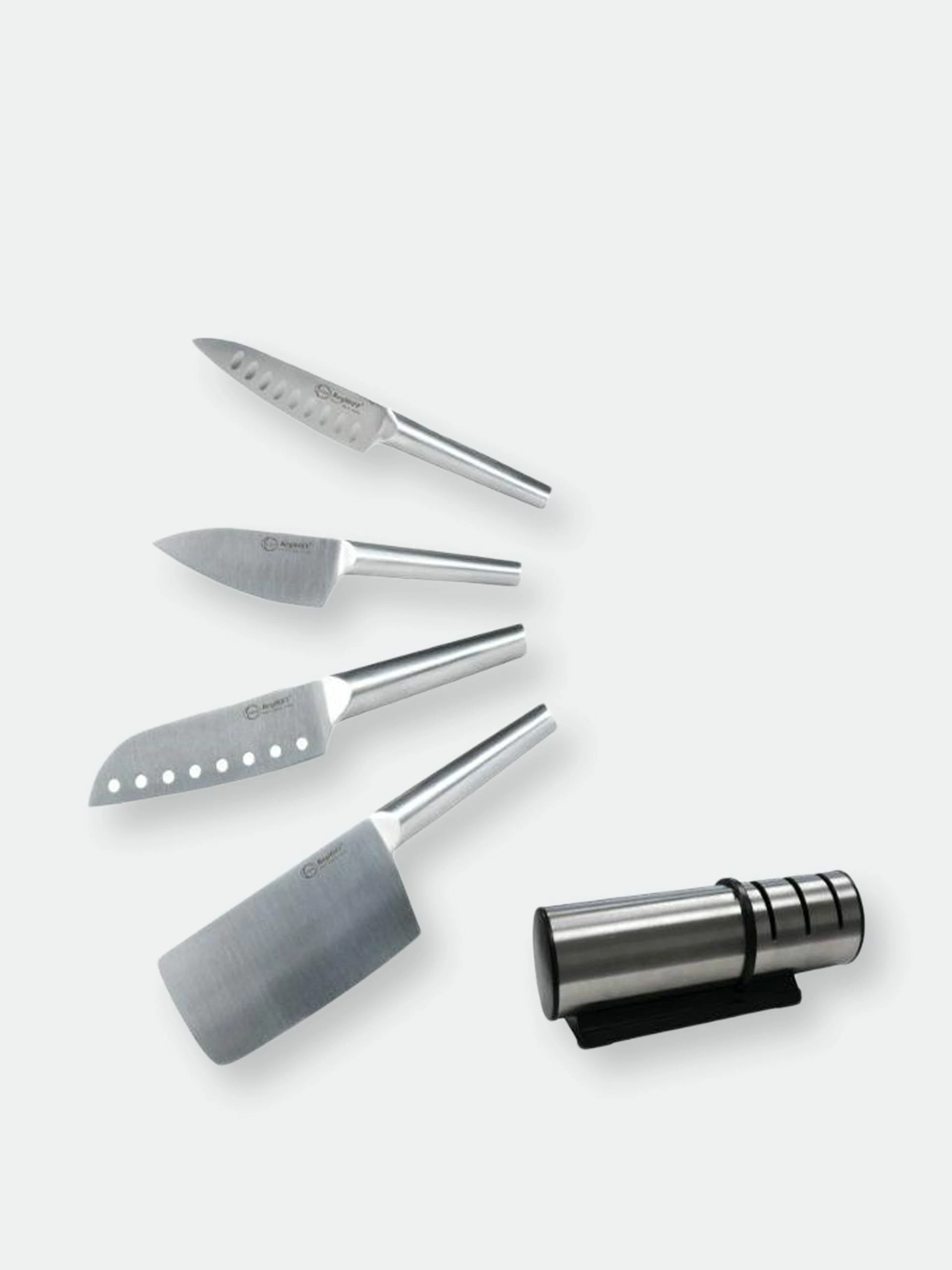 BergHOFF Straight 5pc Santoku Knife Set/Sharpener 3 BergHOFF Straight 5pc Santoku Knife Set/Sharpener