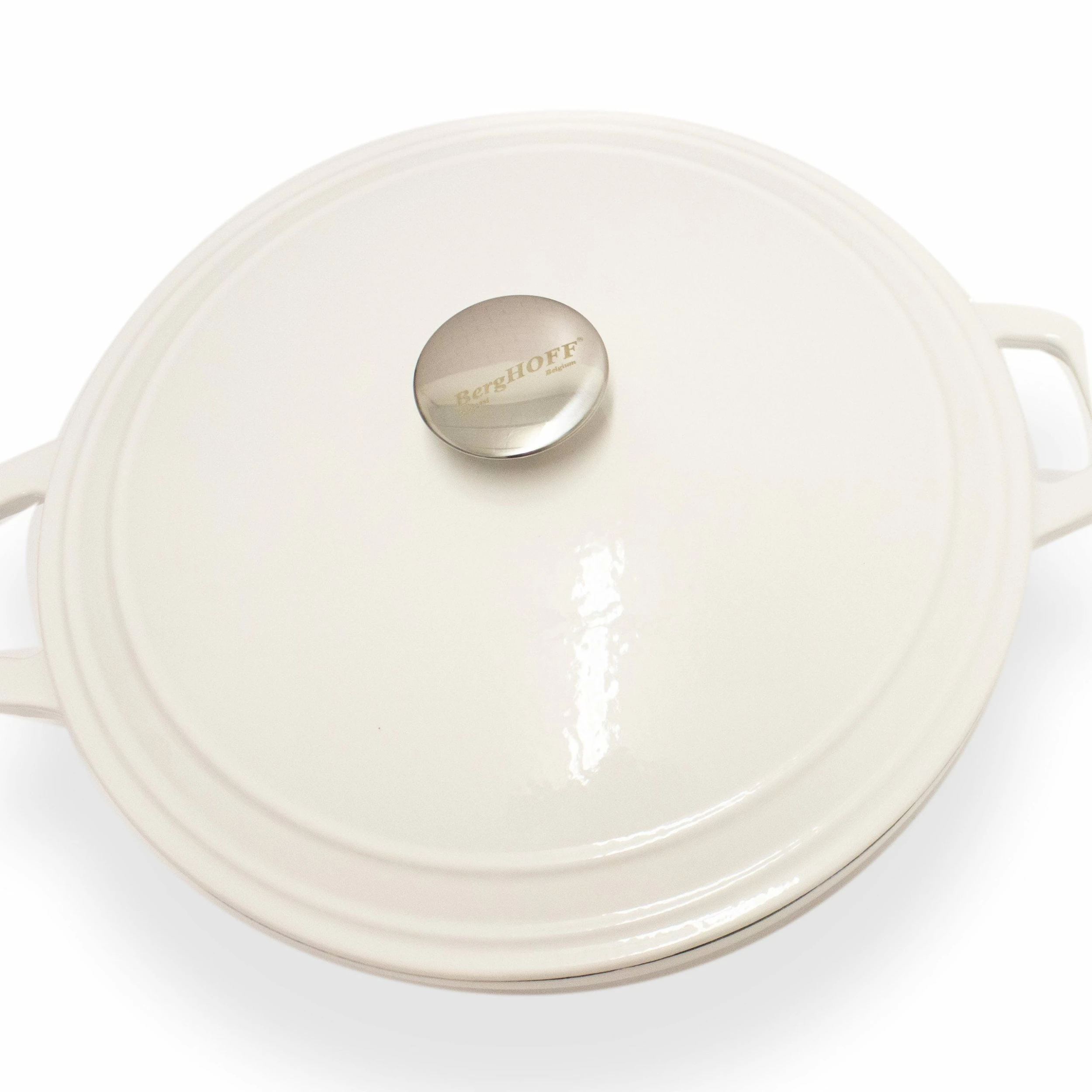 BergHOFF Neo 7 Qt Cast Iron Round Covered Dutch Oven, White 5 BergHOFF Neo 7 Qt Cast Iron Round Covered Dutch Oven, White – Bild 3