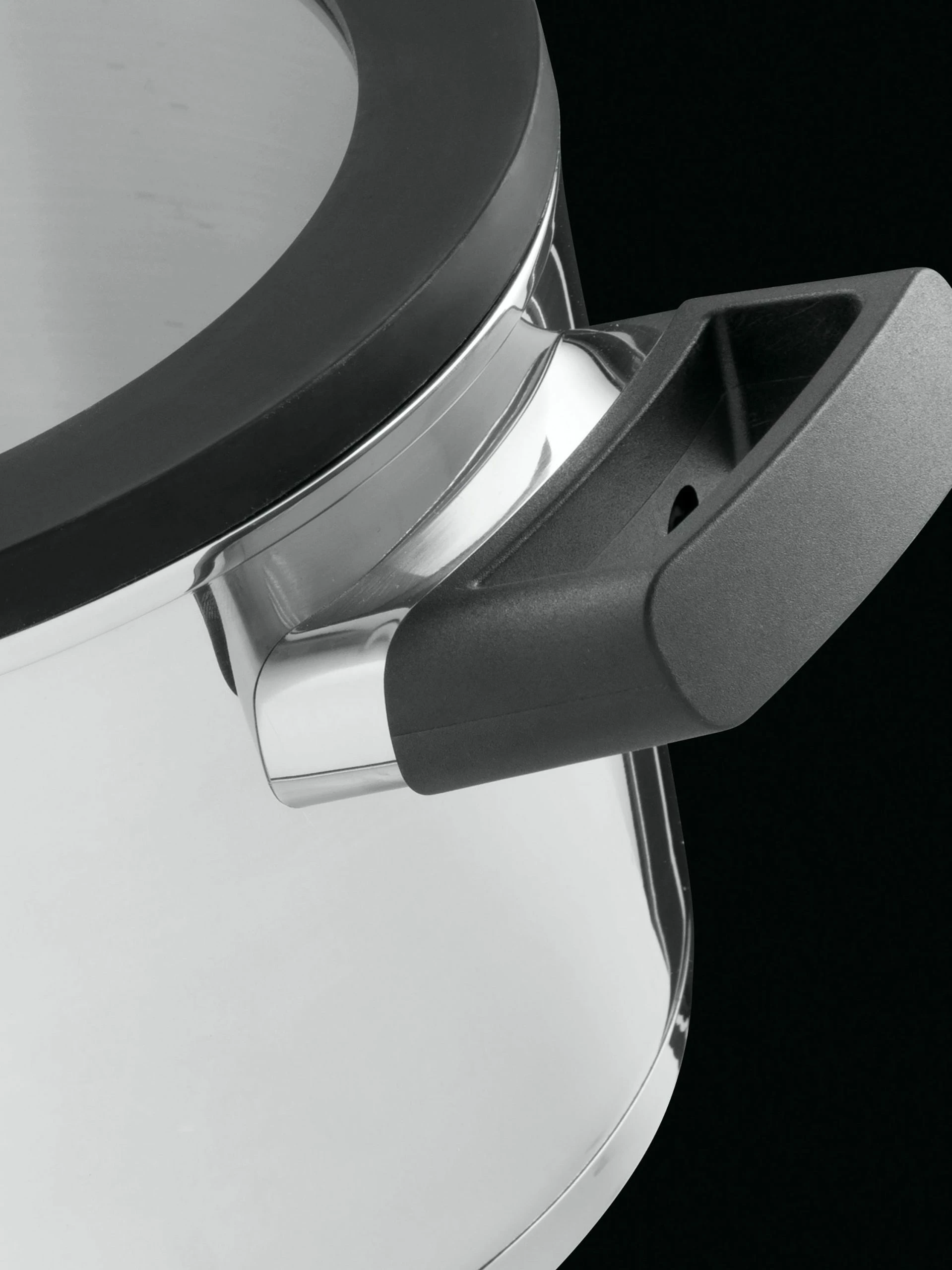 BergHOFF GEM 6Pc Downdraft 18/10 Stainless Steel Cookware Set, Black Handles 8 BergHOFF GEM 6Pc Downdraft 18/10 Stainless Steel Cookware Set, Black Handles – Bild 6