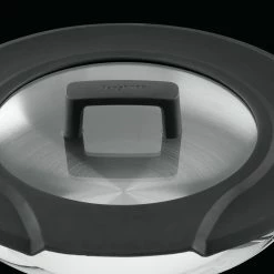 BergHOFF GEM 3Pc Downdraft 18/10 Stainless Steel Fry Pan Set, Black Handles -Tools Verkaufsladen M05413821311968 1100839759