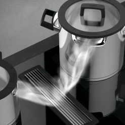 BergHOFF GEM 7Pc Downdraft 18/10 Stainless Steel Cookware Set, Black Handles -Tools Verkaufsladen M05413821312019 1563049010 scaled