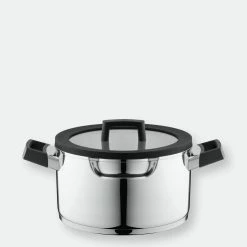 BergHOFF GEM 7Pc Downdraft 18/10 Stainless Steel Cookware Set, Black Handles -Tools Verkaufsladen M05413821312019 2955076582 scaled