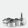 BergHOFF GEM 7Pc Downdraft 18/10 Stainless Steel Cookware Set, Black Handles -Tools Verkaufsladen M05413821312019 3653842349 scaled