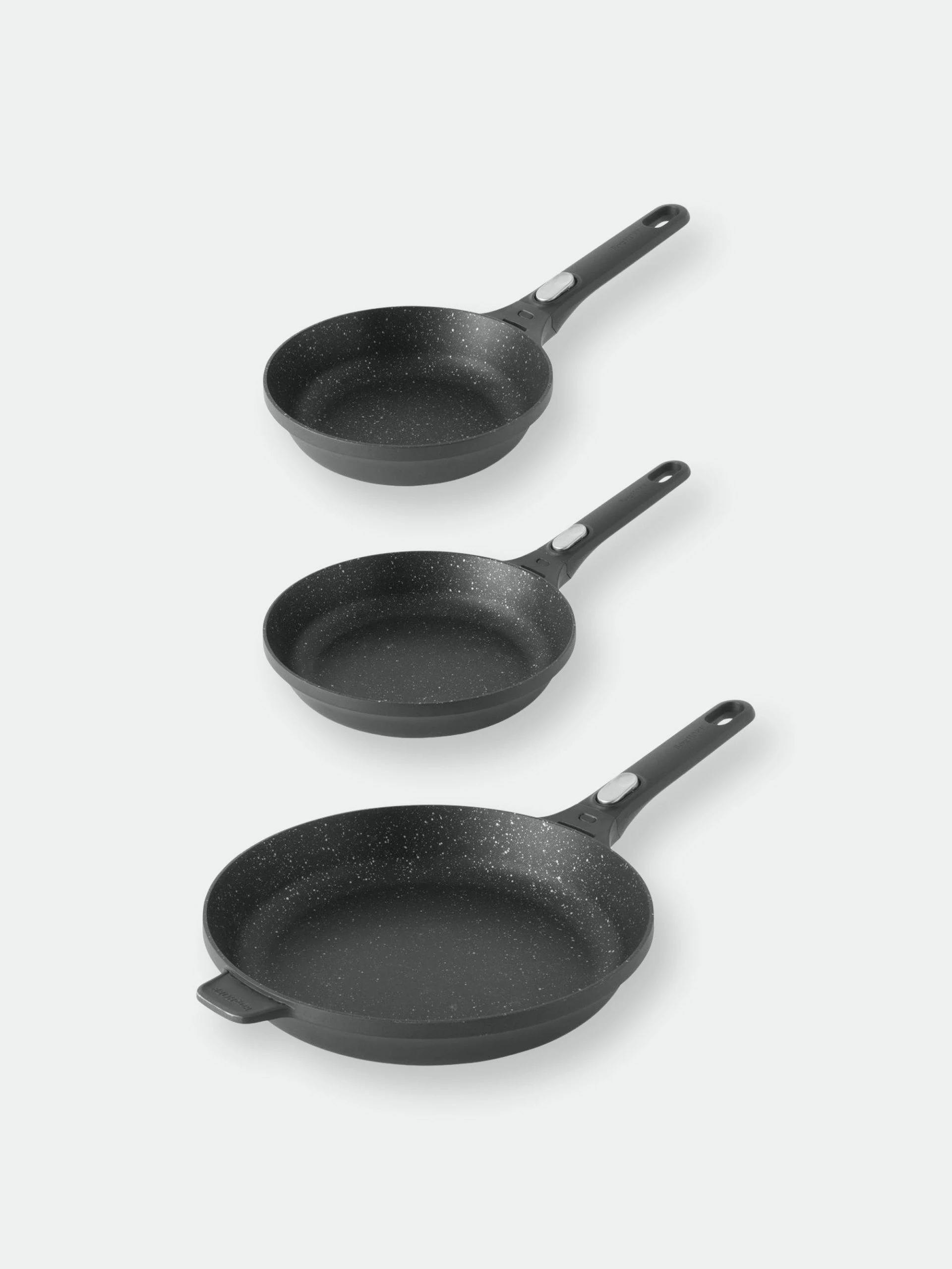BergHOFF GEM 3Pc Cast Aluminum Nonstick Fry Pan Set 3 BergHOFF GEM 3Pc Cast Aluminum Nonstick Fry Pan Set