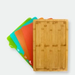 Berghoff Bamboo 5Pc Cutting Board Set With 4 Muti-colored Inserts, 16.5"x11.8"x1.1" 6 Berghoff Bamboo 5Pc Cutting Board Set With 4 Muti-colored Inserts, 16.5"x11.8"x1.1" -Tools Verkaufsladen M05413821320137 4008285837 scaled