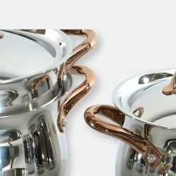 BergHOFF Ouro Gold 18/10 Stainless Steel 9.5" Covered Dutch Oven With Stainless Steel Lid, 8.1 Qt -Tools Verkaufsladen M05413821326429 4070404059 scaled