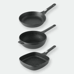 BergHOFF GEM 3Pc Cast Aluminum Nonstick Family Set