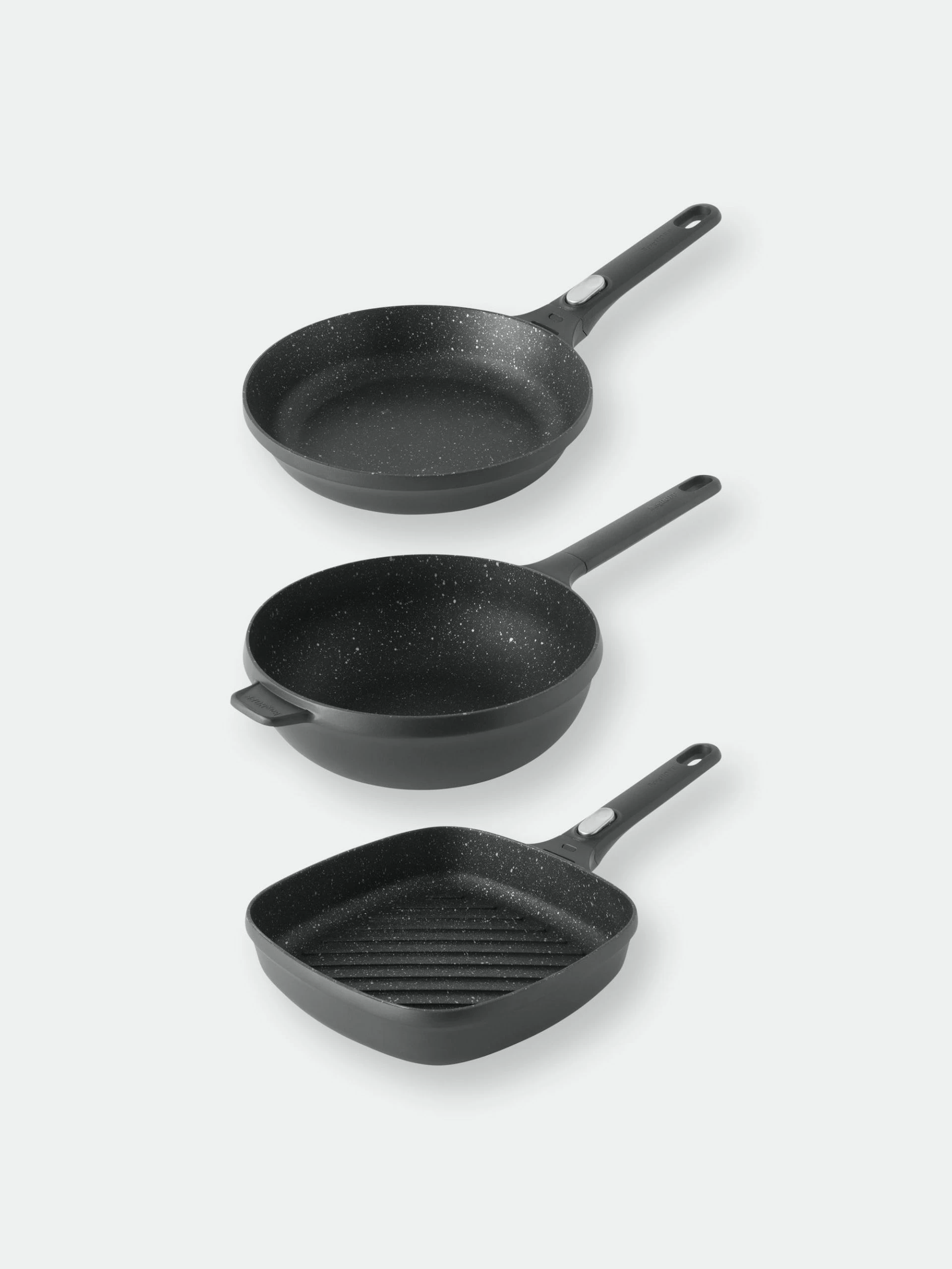 BergHOFF GEM 3Pc Cast Aluminum Nonstick Family Set 3 BergHOFF GEM 3Pc Cast Aluminum Nonstick Family Set