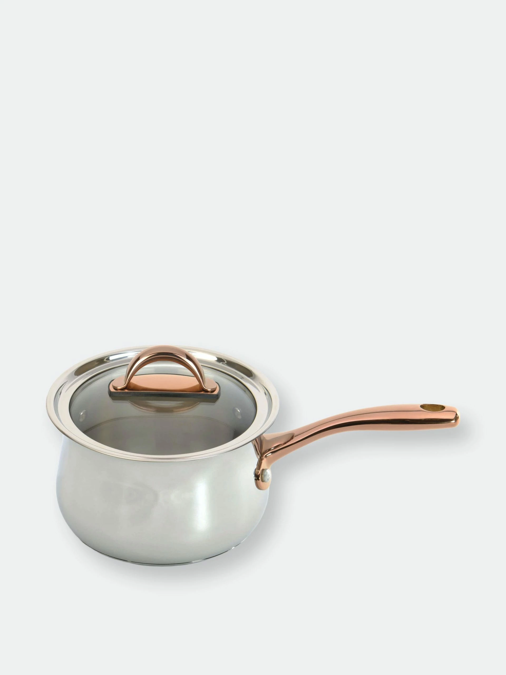 BergHOFF Ouro Gold 18/10 SS 6.25" Saucepan With Glass Lid 3 BergHOFF Ouro Gold 18/10 SS 6.25" Saucepan With Glass Lid