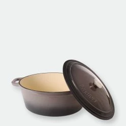 BergHOFF Neo 5qt Cast Iron Oval Covered Dutch Oven, Oyster -Tools Verkaufsladen M05413821337937 2455040118 scaled