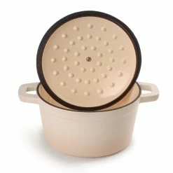 BergHOFF Neo 3Qt Cast Iron Covered Dutch Oven - Meringue -Tools Verkaufsladen M05413821338194 138726599 scaled