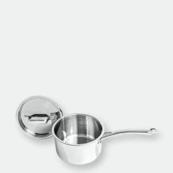 BergHOFF Professional Stainless Steel 10/18 Tri-Ply 3.3 Qt Saucepan With SS Lid, 8" -Tools Verkaufsladen M05413821340982 110414319 scaled