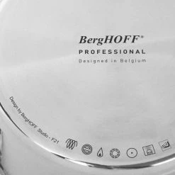 BergHOFF Professional Stainless Steel 10/18 Tri-Ply 3.3 Qt Saucepan With SS Lid, 8" -Tools Verkaufsladen M05413821340982 2251024253 scaled