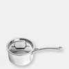 BergHOFF Professional Stainless Steel 10/18 Tri-Ply 3.3 Qt Saucepan With SS Lid, 8"