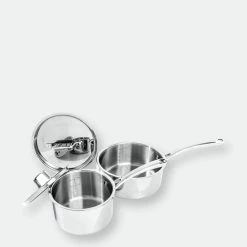 BergHOFF Professional Stainless Steel 10/18 Tri-Ply 3.3 Qt Saucepan With SS Lid, 8" -Tools Verkaufsladen M05413821340982 3628982848 scaled