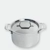 BergHoff Professional Stainless Steel 10/18 Tri-Ply 4Qt Stock Pot With SS Lid, 8" -Tools Verkaufsladen M05413821341019 3086644099 scaled