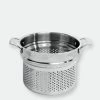 BergHOFF Professional Stainless Steel 10/18 Tri-Ply Pasta Steamer Strainer Insert , 9.5"