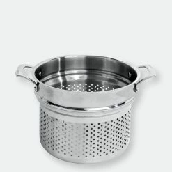 BergHOFF Professional Stainless Steel 10/18 Tri-Ply Pasta Steamer Strainer Insert , 9.5"