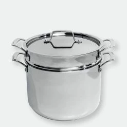 BergHOFF Professional Stainless Steel 10/18 Tri-Ply 8 Qt Stock Pot With SS Lid, 9.5" -Tools Verkaufsladen M05413821341101 2584616930 scaled