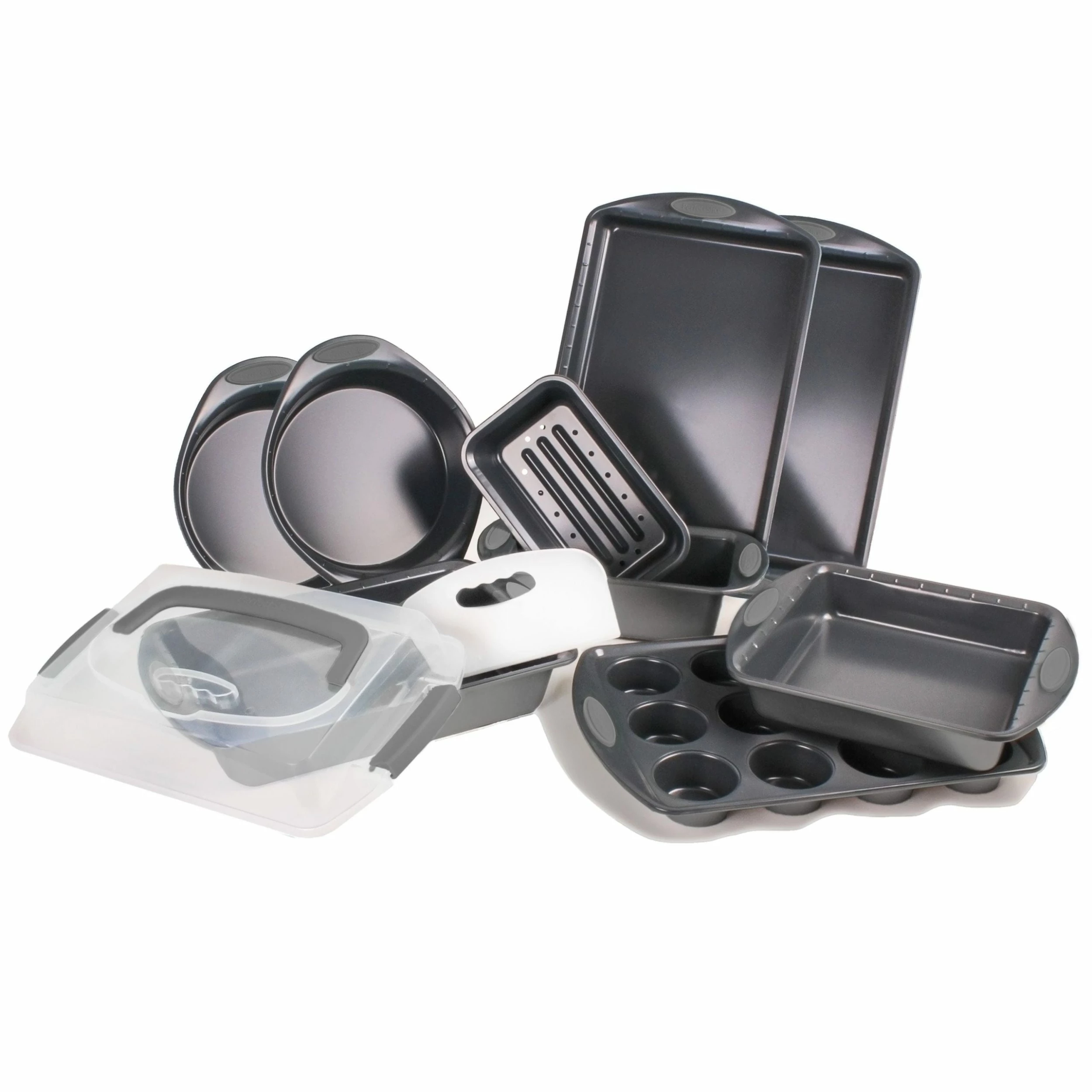 BergHOFF 11 Piece Perfect Slice Bakeware Set - Grey 3 BergHOFF 11 Piece Perfect Slice Bakeware Set - Grey