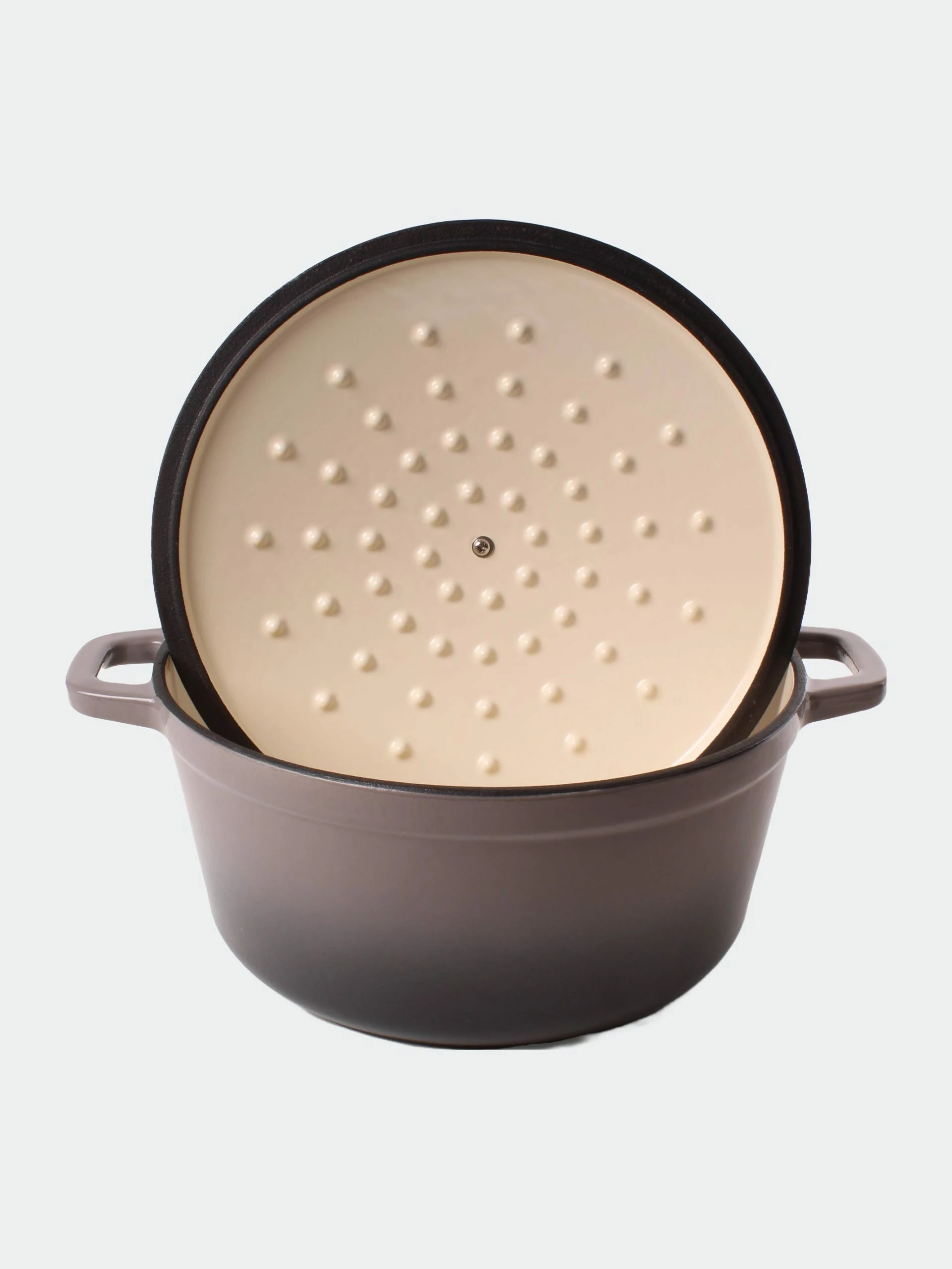 BergHOFF Neo Cast Iron 3Pc Cookware Set, 3Qt Covered Dutch Oven & 10" Fry Pan - Oyster 6 BergHOFF Neo Cast Iron 3Pc Cookware Set, 3Qt Covered Dutch Oven & 10" Fry Pan - Oyster – Bild 4