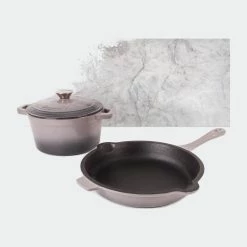 BergHOFF Neo Cast Iron 3Pc Cookware Set, 3Qt Covered Dutch Oven & 10" Fry Pan - Oyster 11 BergHOFF Neo Cast Iron 3Pc Cookware Set, 3Qt Covered Dutch Oven & 10" Fry Pan - Oyster -Tools Verkaufsladen M05413821355443 829542574 scaled