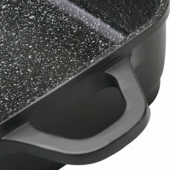 BergHOFF Scala Non Stick Cast Aluminum Roasting  Pan With Glass Cover 4.9 Qt -Tools Verkaufsladen M05413822306222 261630135