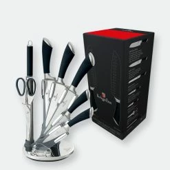 Berlinger Haus 8-Piece Knife Set With Acrylic Stand Black Collection -Tools Verkaufsladen M05999056761131 1139514286 scaled