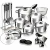 Berlinger Haus Mann 27-Piece Jumbo Stainless Steel Cookware Set Blauman Collection