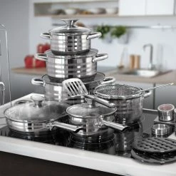 Berlinger Haus Mann 27-Piece Jumbo Stainless Steel Cookware Set Blauman Collection -Tools Verkaufsladen M05999056769991 1593307351 scaled