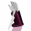 Berlinger Haus 6-Piece Knife Set With Stainless Steel Stand Kikoza Purple Collection -Tools Verkaufsladen M05999056775442 1985167056