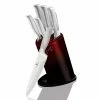 Berlinger Haus 6-Piece Knife Set W/ Stainless Steel Stand Kikoza Burgundy Collection -Tools Verkaufsladen M05999056775916 742175183