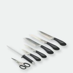 Berlinger Haus 8-Piece Knife Set W/ Acrylic Stand Black Rose Gold Collection -Tools Verkaufsladen M05999056794559 2425391413 scaled