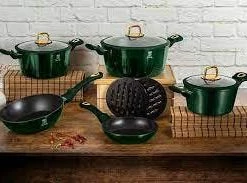 Berlinger Haus 12-Piece Kitchen Cookware Set Emerald Collection -Tools Verkaufsladen M05999056798373 2298116231