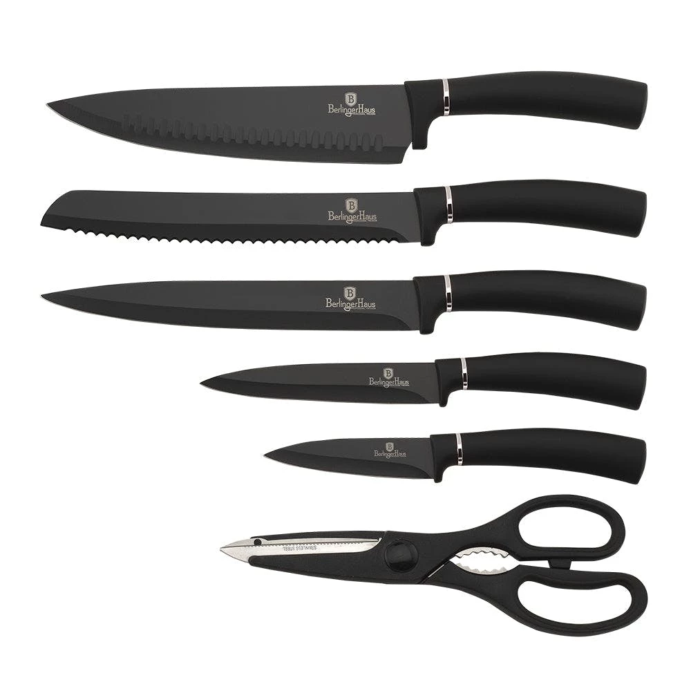 Berlinger Haus 7-Piece Knife Set With Stand 4 Berlinger Haus 7-Piece Knife Set With Stand – Bild 2