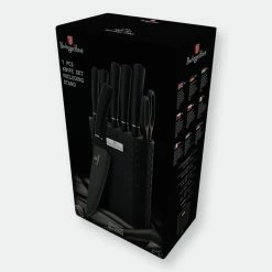 Berlinger Haus 7-Piece Knife Set W/ Stand Black Collection -Tools Verkaufsladen M05999056799417 3302233435 scaled
