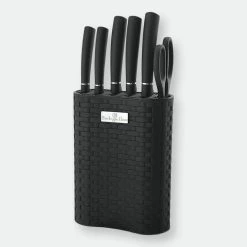 Berlinger Haus 7-Piece Knife Set W/ Stand Black Collection -Tools Verkaufsladen M05999056799417 664662810 scaled