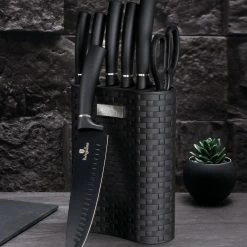 Berlinger Haus 7-Piece Knife Set W/ Stand Black Collection -Tools Verkaufsladen M05999056799417 764761583 scaled