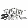 Berlinger Haus Mann 15-Piece Stainless Steel Cookware Set Blauman Collection