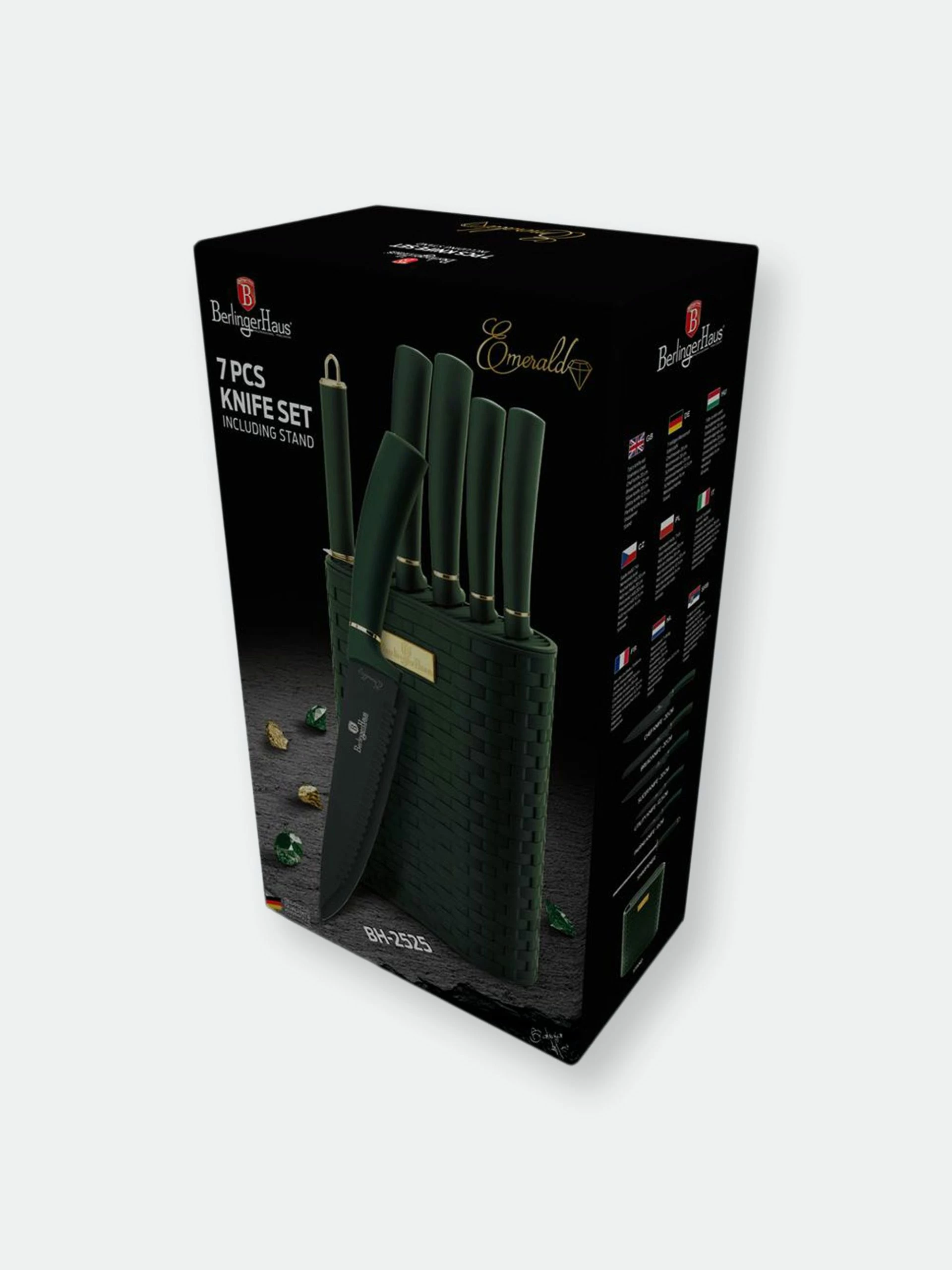 Berlinger Haus 7-Piece Knife Set With Stand Emerald Collection 8 Berlinger Haus 7-Piece Knife Set With Stand Emerald Collection – Bild 6