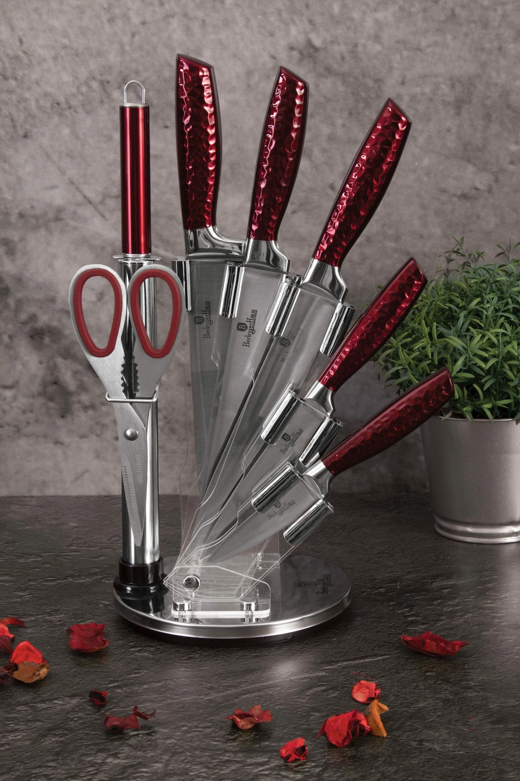 Berlinger Haus 8-Piece Kitchen Knife Set With Acrylic Stand 6 Berlinger Haus 8-Piece Kitchen Knife Set With Acrylic Stand – Bild 4