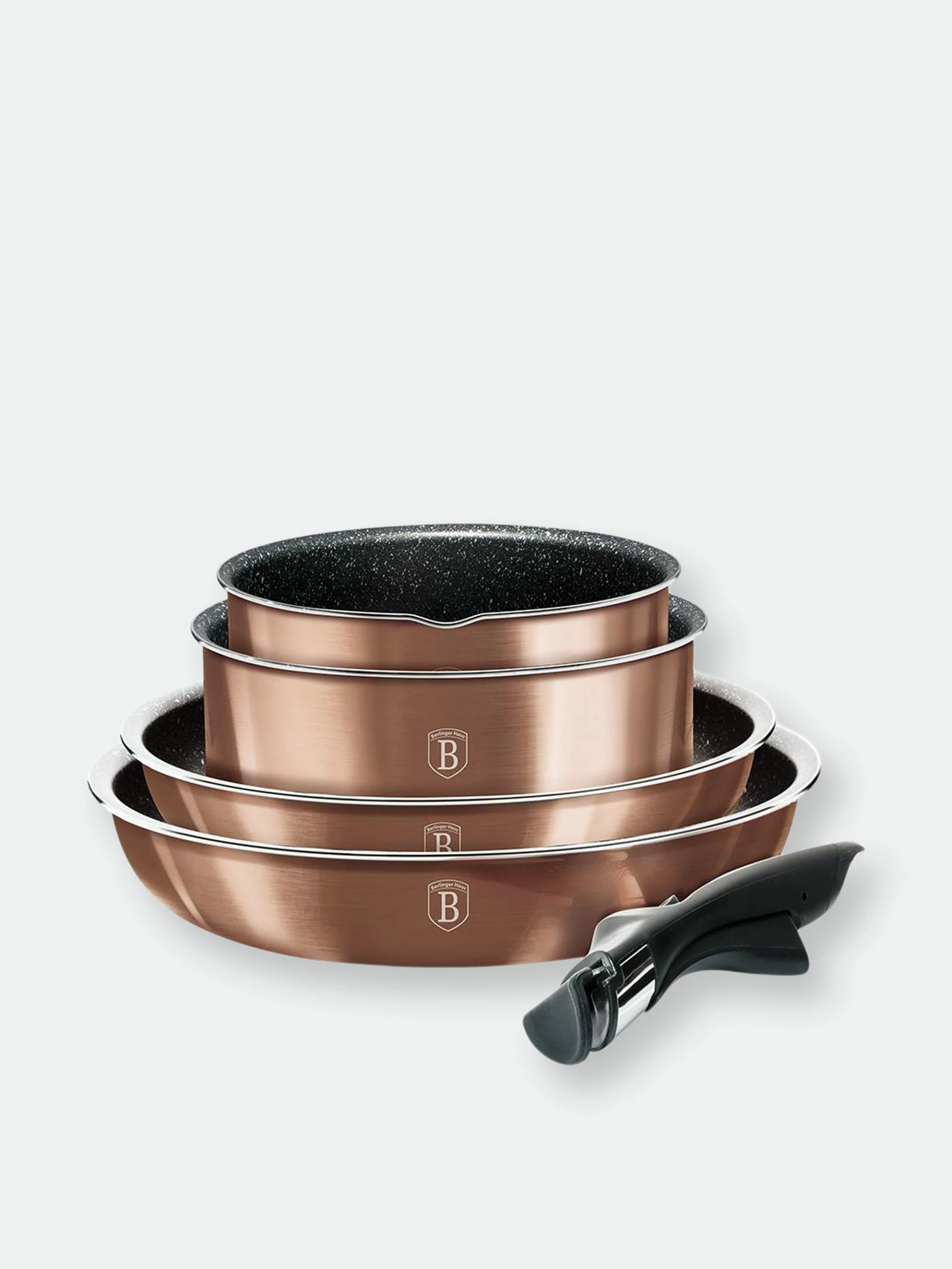 Berlinger Haus 9-Pieces Cookware Set W/ Ergonomic Handle Aquamarine Collection 5 Berlinger Haus 9-Pieces Cookware Set W/ Ergonomic Handle Aquamarine Collection – Bild 3