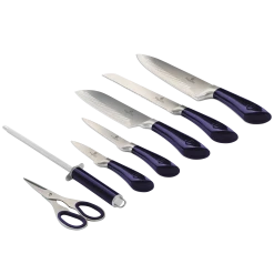 Berlinger Haus 8-Piece Knife Set W/ Acrylic Stand Black Rose Gold Collection -Tools Verkaufsladen M05999108423659 2881354779