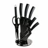 Berlinger Haus 8-Piece Knife Set With Acrylic Stand Carbon Collection