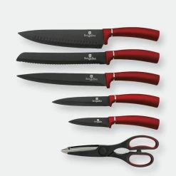 Berlinger Haus 7-Piece Knife Set With Mobile Stand Rose Gold Collection -Tools Verkaufsladen M05999108433870 2573581652 scaled