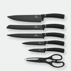 Berlinger Haus 7-Piece Knife Set With Mobile Stand Rose Gold Collection -Tools Verkaufsladen M05999108433870 3028704459 scaled