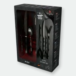 Berlinger Haus 24-Piece Stainless Steel Mirror Finish Cutlery Set Black Collection -Tools Verkaufsladen M05999108434983 3504386622 scaled